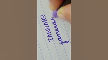 SIMPLE CURSIVE HANDWRITING #youtubeshorts #january #viral #trending #writers #handmade #handwriting
