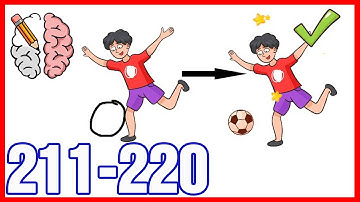 Tricky Line Draw the Part Level 211 212 213 214 215 216 217 218 219 220 Solution or Walkthrough