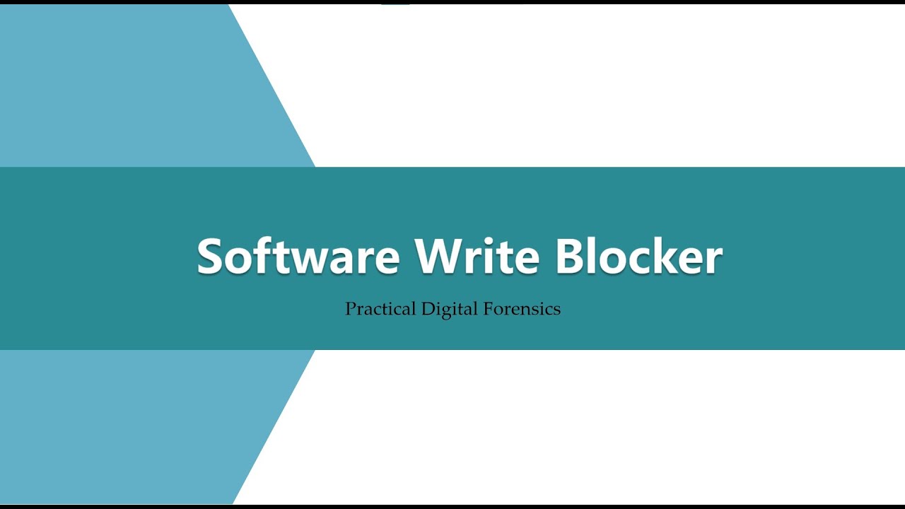 Software Write Blocker How To Write Protect Your System USB Ports 