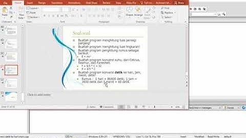 Konversi Detik Ke Hari, Jam, Menit, Detik Menggunakan Program C++