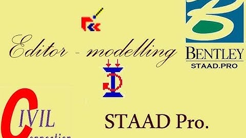 STAAD Pro. - Staad Editor- modelling