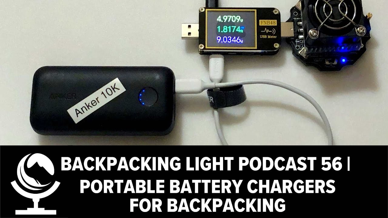 Episode 56 Portable Battery Chargers for Backpacking YouTube