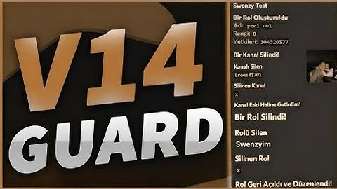 DİSCORD V14 GUARD BOT | DİSCORD BOT