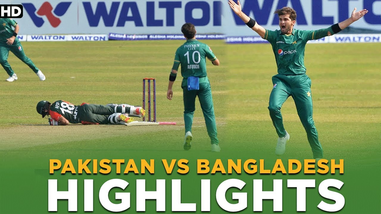 Highlights Pakistan vs Bangladesh T20I PCB MA2L