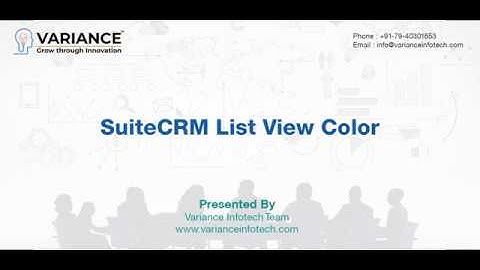 SuiteCRM Extension - List View Color
