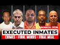 All PRISONERS EXECUTED in March 2026 (US): Last Meals &amp; Final Words