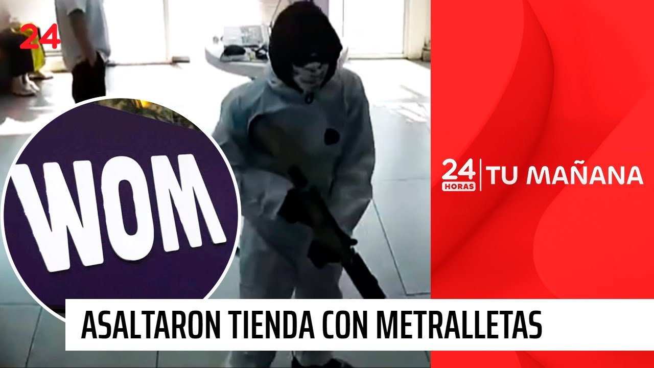 Delincuentes asaltan tienda con metralletas a plena luz del día en San Miguel | 24 Horas