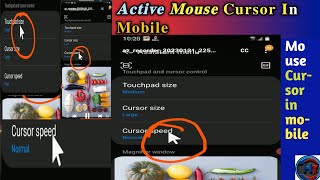 How do I get my mouse cursor on my phone?// How to add mouse pointer in android?