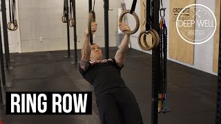 RING ROW | MOVEMENT DEMONSTRATION | HOW TO