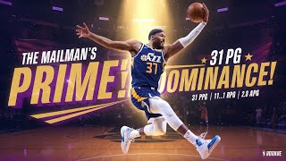 How Karl Malone Ruled the Court in 90´s - The Mailman