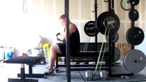 Dynamic (Speed) Effort Bench Press 205 x 3 x 3 + Mini Bands Doubled