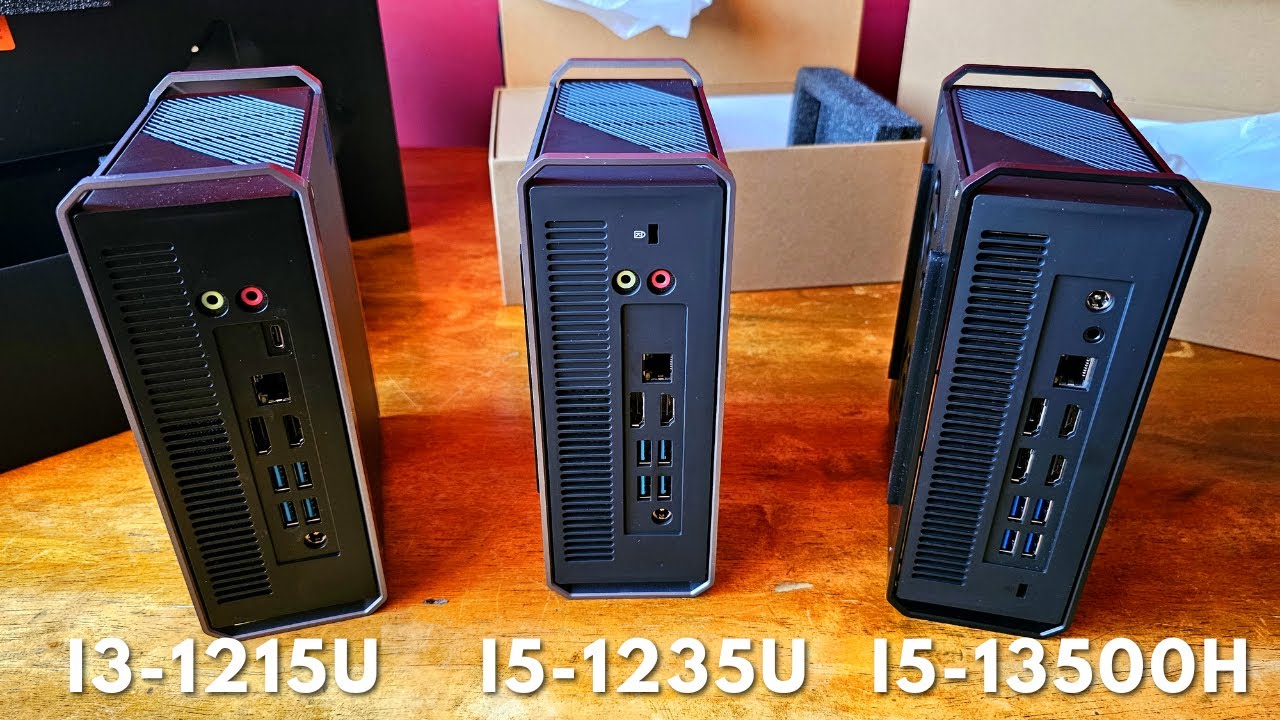 Los 3 CoreBox MINI PC de Chuwi más interesantes frente a frente