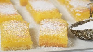 Lemon Shortbread Bars Recipe Demonstration - Joyofbaking.com