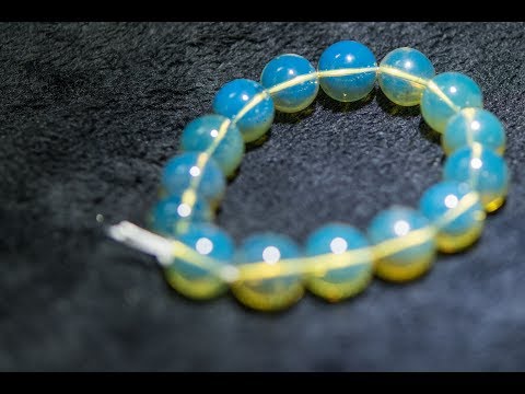 Dominican Blue Amber Bracelet