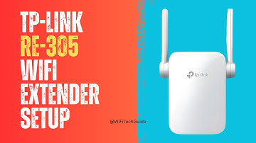 How to Setup TP-Link RE305 Wifi Range Extender via Web Browser