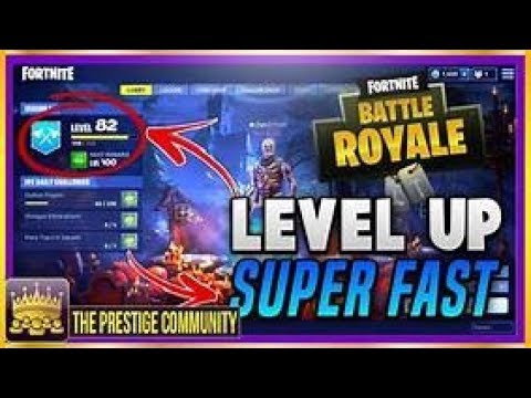 EASY XP GLITCH IN FORTNITE BATTLE ROYALE LEVEL UP TIERS ...