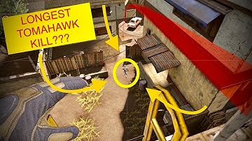 The LONGEST Tomahawk Kill In COD MOBILE! (Combat Axe Throwing Knife) + KILLCAM WIN