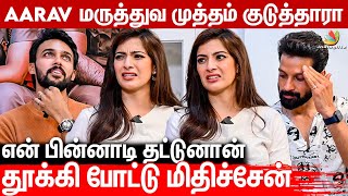 Pub-ல Misbehave பண்ணவன தூக்கி போட்டு மிதிச்சேன் : Varalaxmi, Aarav & Santhosh Fun Interview