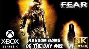 F.E.A.R  Gameplay Walkthrough Part 1 | Xbox Series X|S | 4K HDR | RANDOM GAME OF THE DAY #82