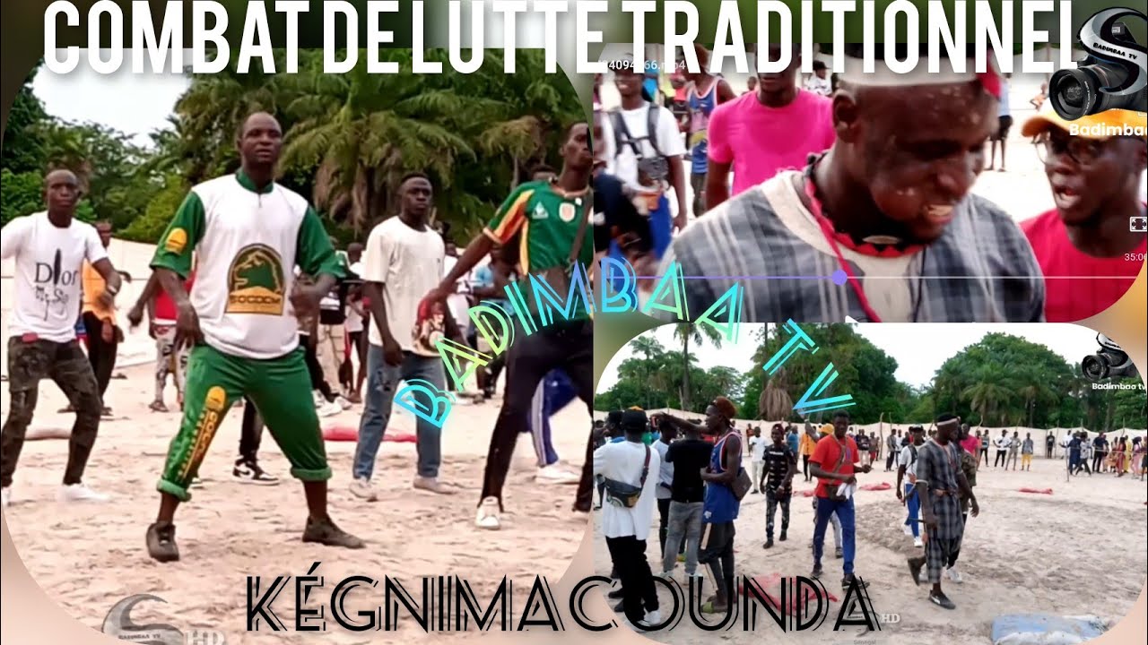 COMBAT DE LUTTE  SANS FRAPP ORGANISÉE À KÉGNIMACOUNDA LE 12/07/2022.