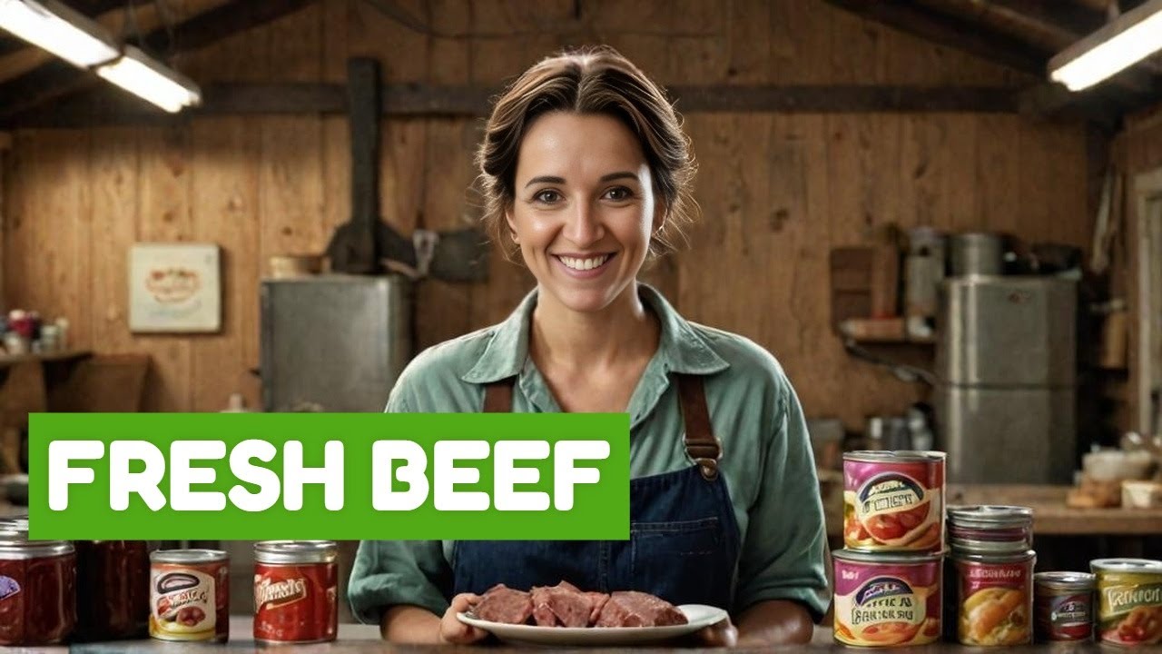 How to pressure can beef in Presto electric canner! cold pack method