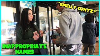 Pretending to Know People & Calling Them Inappropriate Names... (Public Pranks)