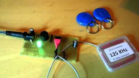 SIMPLE RFID PCB 125KHz READER KIT - NO ARDUINO IN SIGHT !