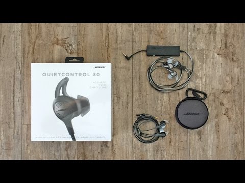 Wireless Noise Canceling Earbuds - Bose QuietControl 30 Review & Comparison