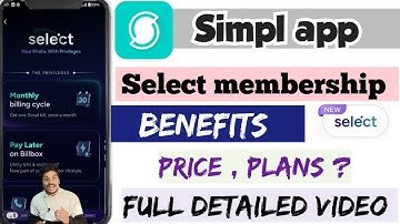 Simpl select membership benefit | simpl select membership kya hai | simpl select price |simpl select
