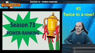 Season 73 - Power Ranking #Hattrick