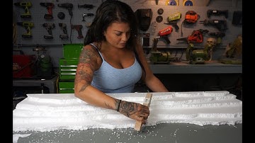 How to make a mountain out of foam