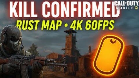 🔥 Kill Confirmed on Rust Map | COD Mobile 4K 60FPS Ultra Graphics Gameplay 🎮