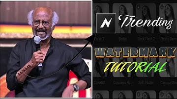 Ae Inspired " Motion Tracked Watermark " Tutorial in [ Node Video ] | Sarkaar Editzz 