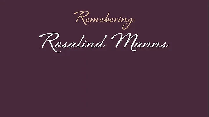 Rosalind Mann Photo 2