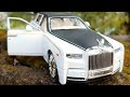 1:24 Scale Model Rolls Royce 🚗|With Lights🚦 And Open 👐 Door 🚪 Car Smooth Wheel