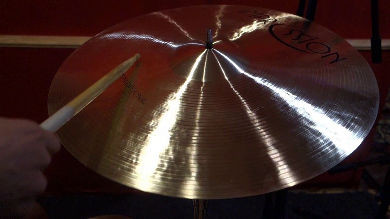 Impression Cymbals Traditional Ride 20 YouTube