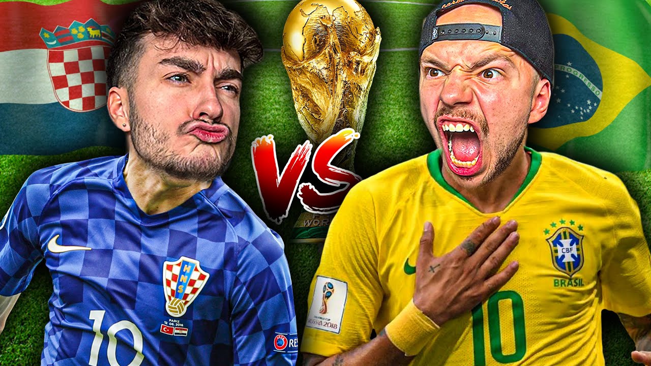 BRASILIEN VS KROATIEN WM 2022 FIFA CHALLENGE!!