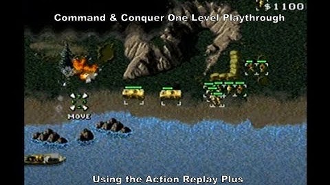 Command & Conquer One (GDI) Level Playthrough using the Sega Saturns AR Plus :D #SegaSaturn #Sega