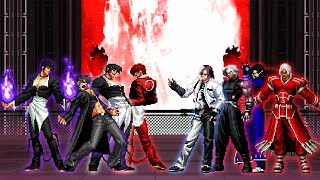 [KOF MUGEN] Flames I.  Yagami Team vs Zero Blood Team