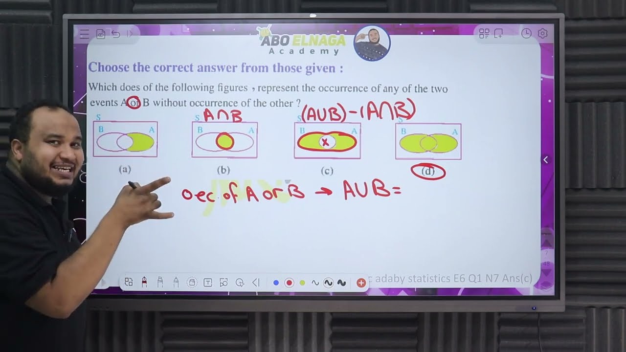 الصف الثالث الثانوي l الشعبة الادبية l احصاء l حل Exercise 6 المعاصر l الكتاب الجديد