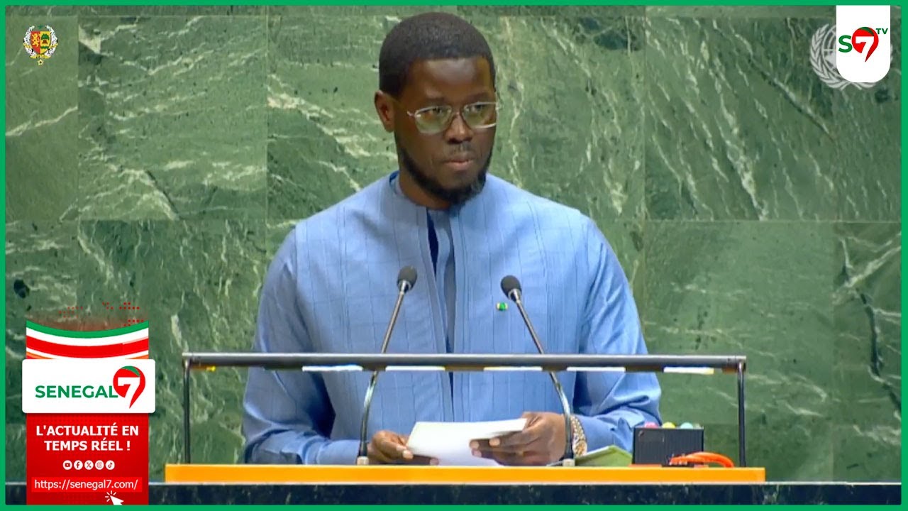 ONU: Le discours du Président DIOMAYE FAYE aux Nations Unies