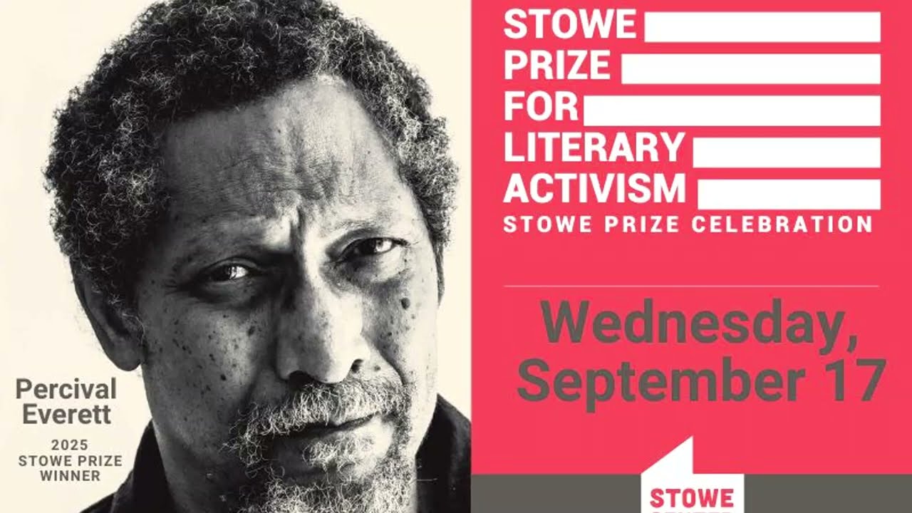 2025 Stowe Prize for Literary Activism - Professor Percival Everett, "James: A Novel"