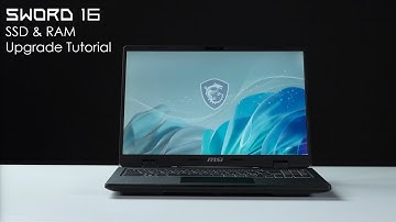 MSI Sword/ Creator M16/ CreatorPro M16/ Crosshair 16 HX & Pulse 16 AI  Series Upgrade Tutorial