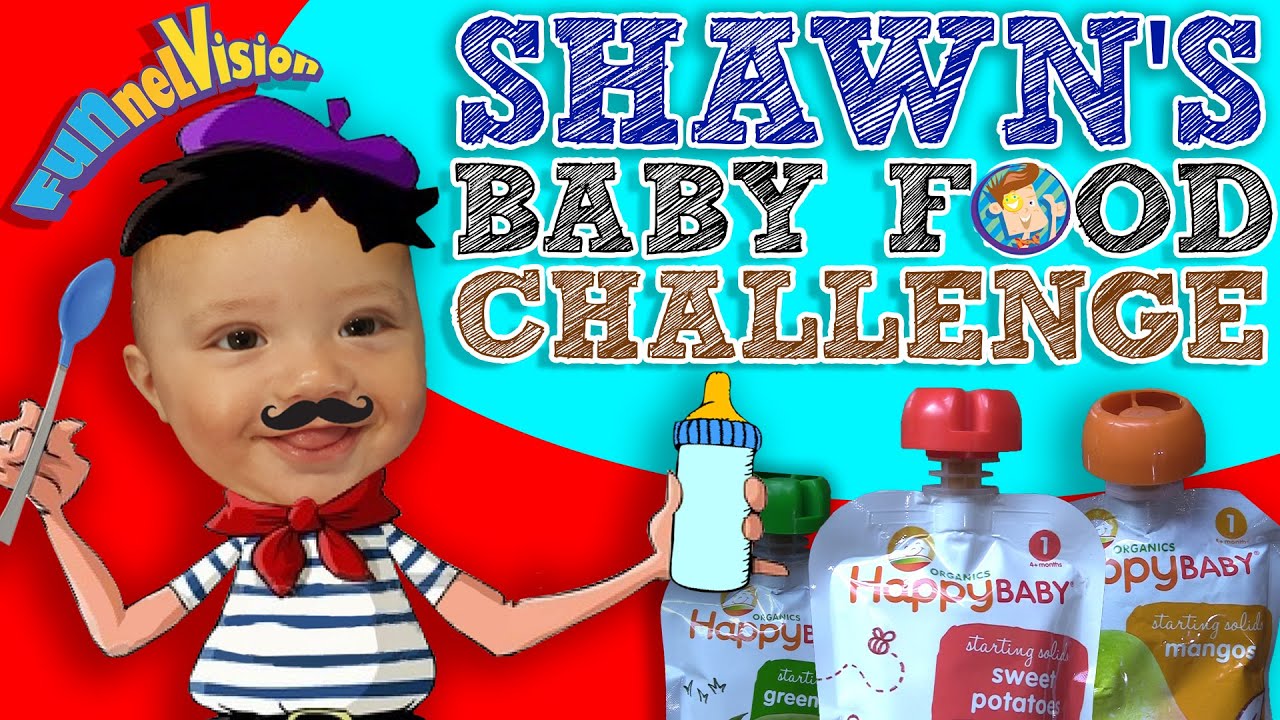 Shawn's BABY FOOD Challenge! Baby's First Time Trying! (FUNnel Vision Eating Fun!) - Shawn's BABY FOOD Challenge! Baby's First Time Trying! (FUNnel Vision Eating Fun!)
