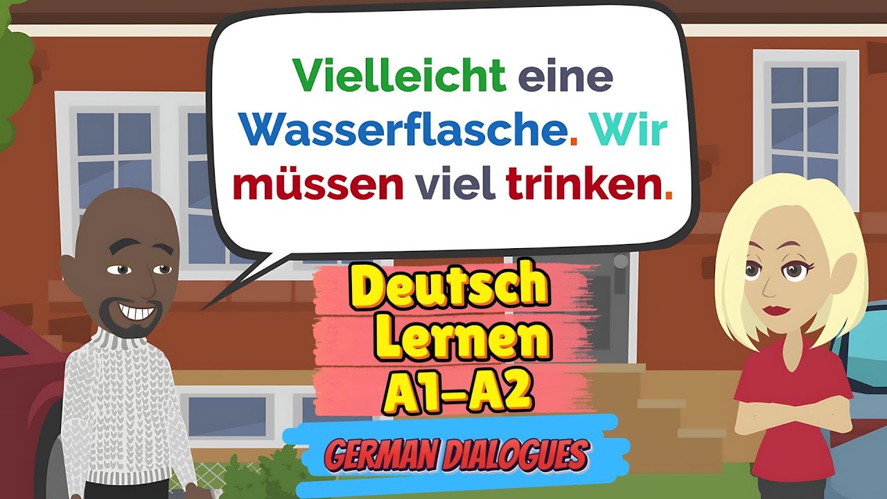 #02 Deutsch lernen A1 - A2 | German Dialogues | Deutsche Dialoge - YouTube