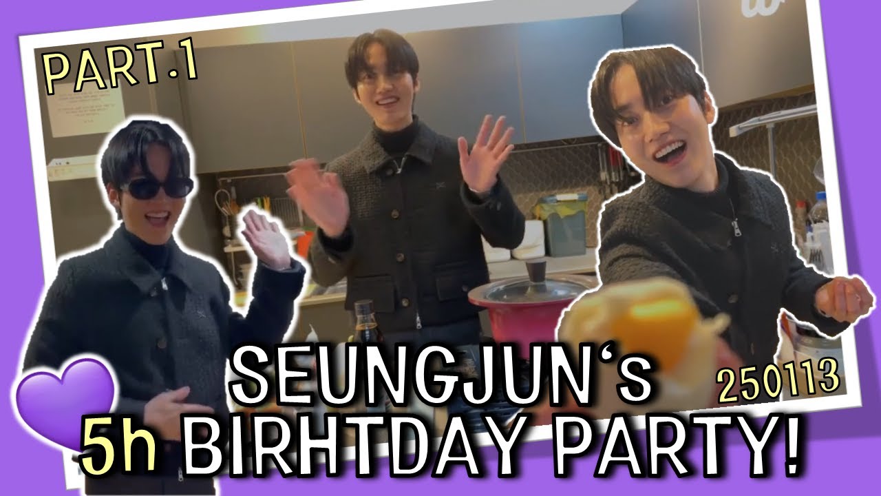 [온앤오프/ONF] Seungjun's 5h birthday live pt.1 (eng)