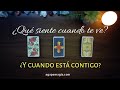 🤔❓ ¿Qué siente cuando te ve y está contigo? 😍 TAROT INTERACTIVO