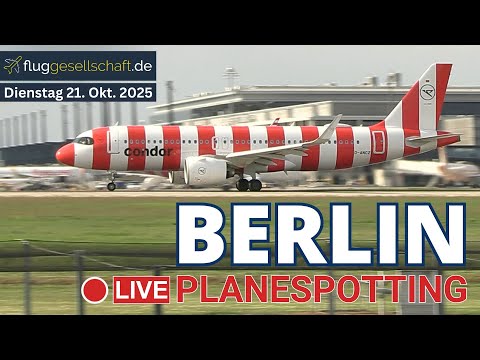 Airport LIVE 🐻 Berlin (BER) Flughafen | Dienstag 21. Oktober 2025 #livestream