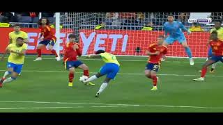 Endrick goal vs Spain
