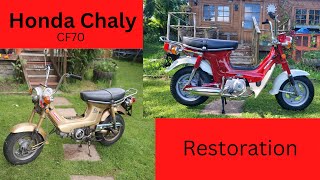 Honda CF70 Chaly restoration